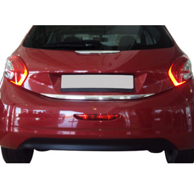 Moldura Porton Trasero Acero Inoxidable - Cromado PEUGEOT 208 2012-