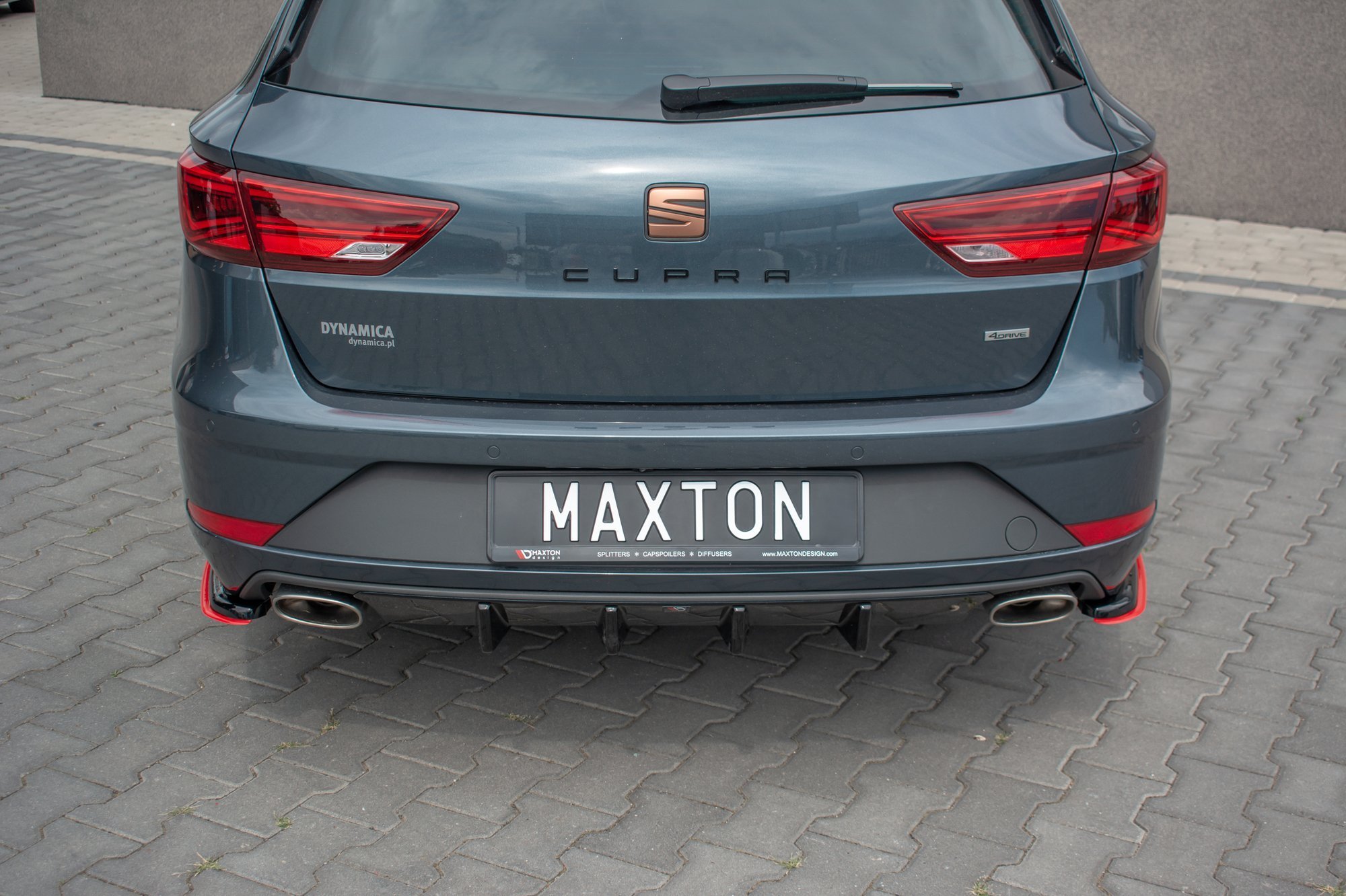 Difusor V.1 Maxton Design Seat Leon Cupra Mk3 FL