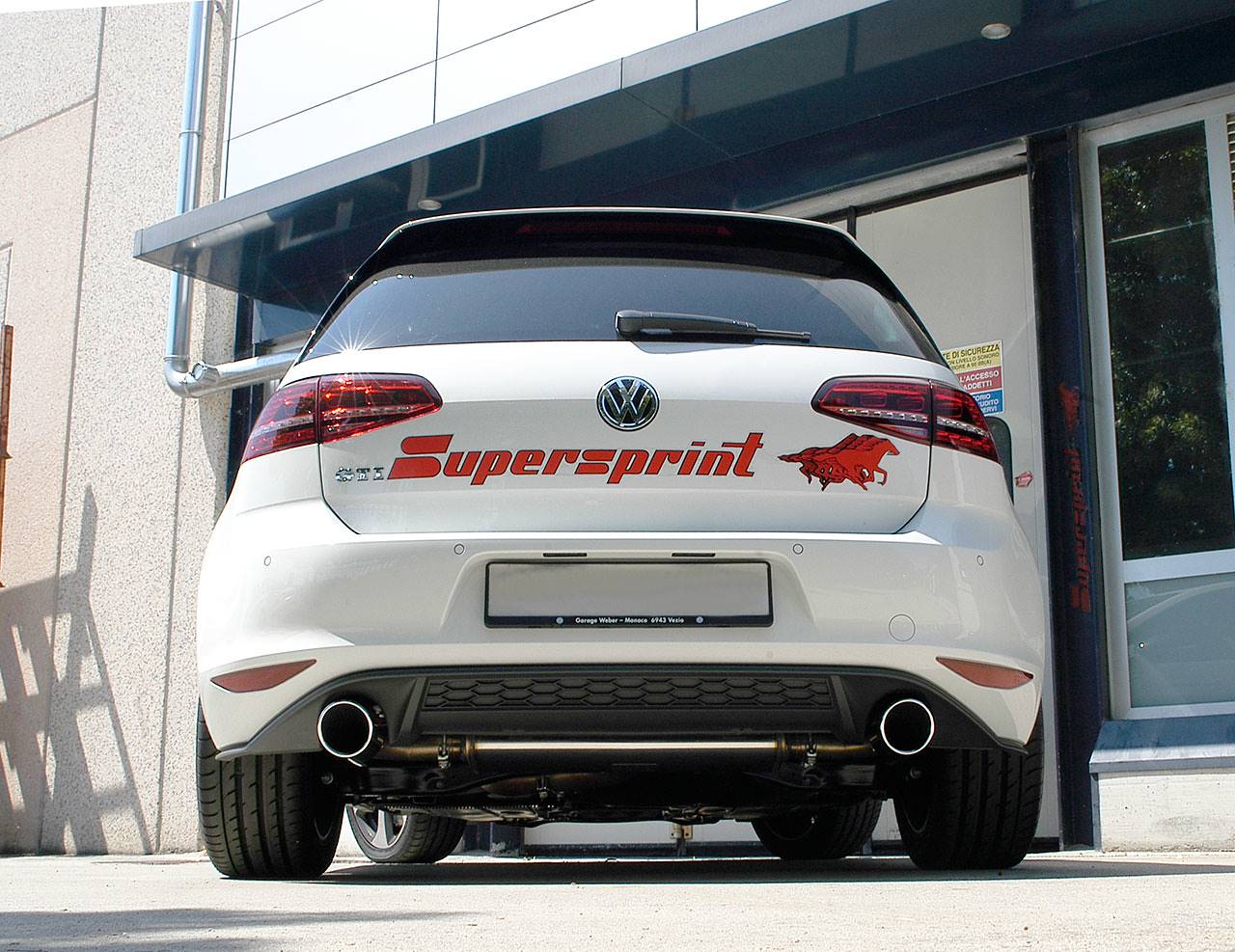 Supersprint Exhaust for VW GOLF VII GTI Clubsport S 2.0 TSI (310