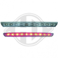 3 Luces Frenado Scirocco,08-&gt;&gt; Led, Cristal Claro/ Cromado