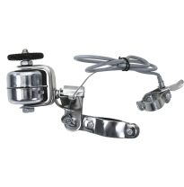 VENTURA chromed steel Bell with handlebar button