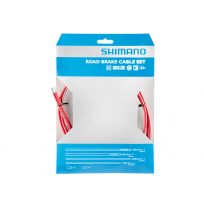 Shimano set of brake cables RACE SLR 5mmx800mm red