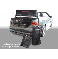 Set maletas especifico AUDI A5 Cabriolet (F5) 2017- cabrio CAR-BAGS (3x Trolley + 3x Bolsa de mano)