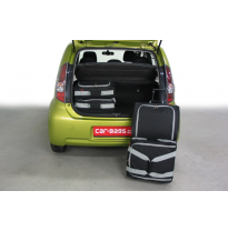 Set maletas especifico SUBARU Justy IV (M300F) 2007-2011 5d CAR-BAGS (2x Trolley + 2x Bolsa de mano)