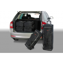 Set maletas especifico SKODA Octavia II (1Z) Combi 2004-2013 wagon CAR-BAGS (3x Trolley + 3x Bolsa de mano)