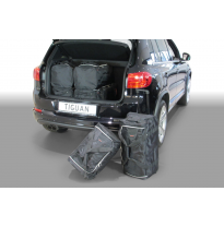 Set maletas especifico VOLKSWAGEN Tiguan (5N) low boot floor 2007-2015 suv CAR-BAGS (3x Trolley + 3x Bolsa de mano)