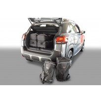 Set maletas especifico Carbags  CITROËN C3 Aircross Año: 2017-&gt; 5 Puertas Piso del maletero ajustable en la posición más alta-