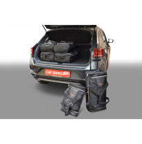 Set maletas especifico Carbags  VOLKSWAGEN T-Roc (A1) Año: 2017-&gt; 5 Puertas Piso del maletero ajustable en la posición más alta-