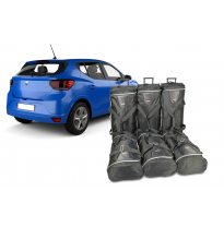 Set de bolsas de viaje Dacia Sandero III 2020-actualidad hatchback 5 puertas Bolsas trolley con cremallera de expansión