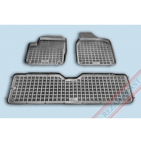 Alfombrillas Goma Negra Seat Alhambra 5 Plazas 1995-2010 (Delanteras Y 2ª Fila) 3-Piezas