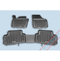 Alfombrillas Goma Negra Seat Alhambra Desde 2010, 5 Plazas (Delanteras Y 2ª Fila) 3-Piezas