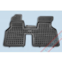 Alfombrillas Goma Negra Vw Transporter T4 I 1990-2003 Delanteras, Con Refuerzo En Lado Conductor 1-Pieza