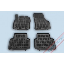 Alfombrillas Caucho Color Negro Con Clips Vw Passat B8  Desde 2014 4 Piezas
