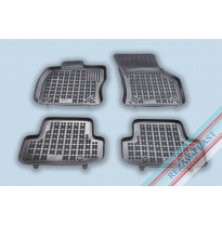 Alfombrillas Caucho Color Negro Con Clips Audi Q2  4 Piezas