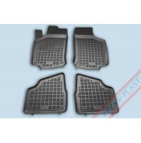 Alfombrillas Goma Negra Opel Corsa C 2000 - 2006 4-Piezas