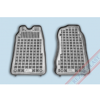 Alfombrillas Goma Negra Ford Transit V Desde 2000 Delante, Con Refuerzo En Lado Conductor 2-Piezas