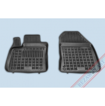 Alfombrillas Goma Negra Ford Transit Courier Desde  2014 -Delante,Con Refuerzo En Lado Conductor 2-Piezas