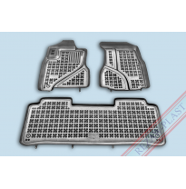 Alfombrillas Goma Negra Honda Crv  2002-2007 3-Piezas