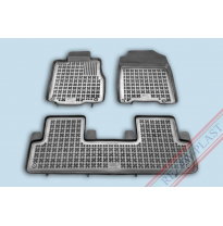 Alfombrillas Goma Negra Honda Crv  Desde 2012 3-Piezas