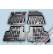 Alfombrillas Caucho Color Negro Con Clips Honda Civic X Sedan    2015- 3 Piezas