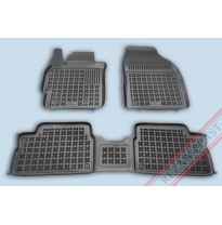 Alfombrillas Goma Negra Toyota Corolla Desde 10/2006 3-Piezas