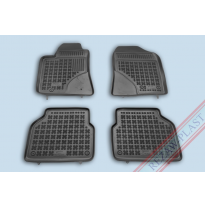 Alfombrillas Goma Negra Toyota Avensis 2003-2009 4-Piezas