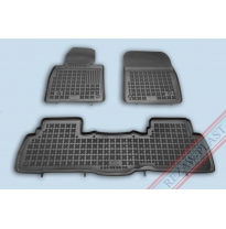 Alfombrillas Goma Negra Toyota Land Cruiser J200 V8  Desde 2008 3-Piezas