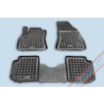 Alfombrillas Goma Negra Fiat 500l / 500l Trekking / 500l Living 7 Plazas;  Desde 2013 3-Piezas