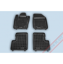 Alfombrillas Goma Negra Fiat 500 X Desde 2014 4-Piezas