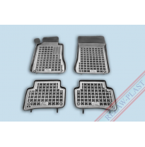 Alfombrillas Goma Negra Mercedes W203 C-Clase 2000-2007 4-Piezas