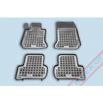 Alfombrillas Goma Negra Mercedes W204 C-Clase 2007  2014 4-Piezas