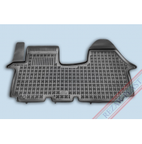 Alfombrillas Goma Negra Renault Trafic Ii 2001-2013 -Delante, Con Refuerzo En Lado Conductor 1-Pieza