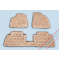 Alfombrillas Goma Negra Lexus Rx 400h 2005-2009  3-Piezas