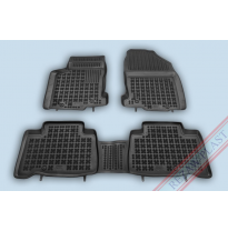 Alfombrillas Caucho Color Negro Con Clips Lexus Nx  Desde  2014 Todos Los Modelos Incluido Hibrido 3 Piezas