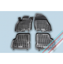 Alfombrillas Caucho Color Negro Con Clips Alfa Romeo Mito 2008-...  4 Piezas