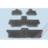Alfombrillas Goma Negra Chrysler Voyager Iv 2001-2006; 7 Plazas 4-Piezas