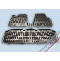 Alfombrillas Caucho Color Negro Con Clips Tesla Model S From 2012 3-Piezas