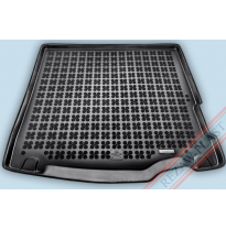 Alfombra / Cubeta De Maletero En Goma Negra Ford Mondeo Station Wagon Con Rueda De Repuesto De Tamaño Normal - 2007-2013