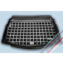 Alfombra / Cubeta De Maletero En Goma Negra Vw Golf Vii  Hb Suelo Bajo - Desde  2012