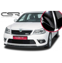 Spoiler añadido delantero Negro brillante Skoda Octavia II (1Z) RS CSL001-G