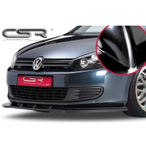 Spoiler añadido delantero Negro brillante VW Golf 6 CSL035-G