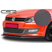 Añadido paragolpes VW Polo 6R Desde 2009 Todos modelos menos GTI/Cross ABS Look carbono