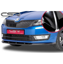 Spoiler añadido delantero Negro brillante Skoda Rapid (Typ NH) CSL092-G
