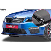 Spoiler añadido delantero imitacion carbono Skoda Octavia 3 Typ 5E RS CSL097-C