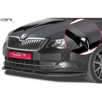 Spoiler añadido delantero Negro brillante Skoda Superb II CSL101-G
