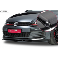 Spoiler añadido delantero imitacion carbono VW Golf 7 GTI CSL112-C