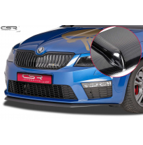 Spoiler añadido delantero imitacion carbono Skoda Oktavia 3 Typ 5E CSL150-C