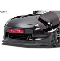 Spoiler añadido delantero Negro brillante Nissan 370Z Z34 CSL166-G