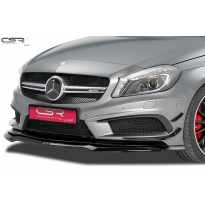 Spoiler añadido delantero Negro brillante Mercedes A / CLA  AMG / AMG-Line CSL196-G