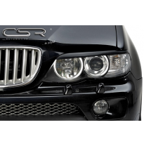 PESTAÑAS FAROS DELANTEROS ABS BMW X5 E53 Todos modelos AÑO  2003-2006